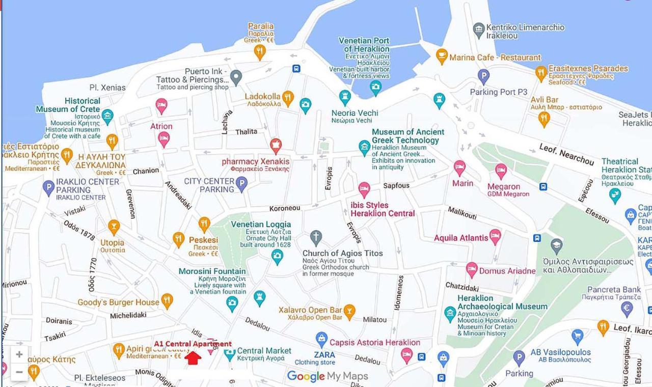 A1 Central Apartment Heraklion  Ngoại thất bức ảnh
